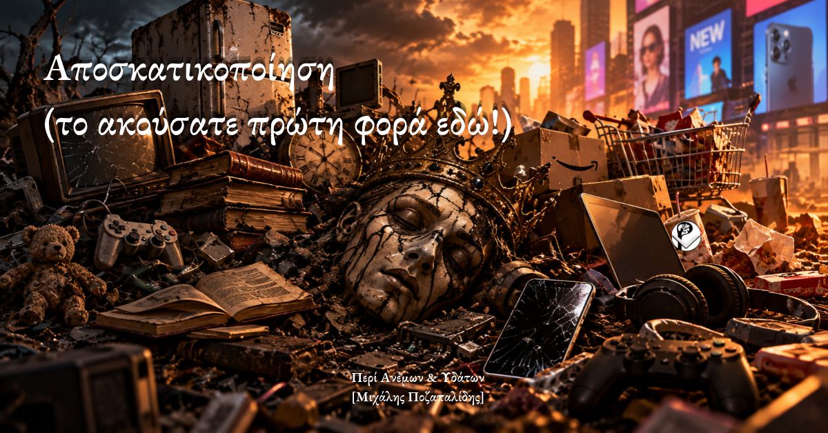 Αποσκατικοποίηση (το ακούσατε πρώτη φορά εδώ!) 